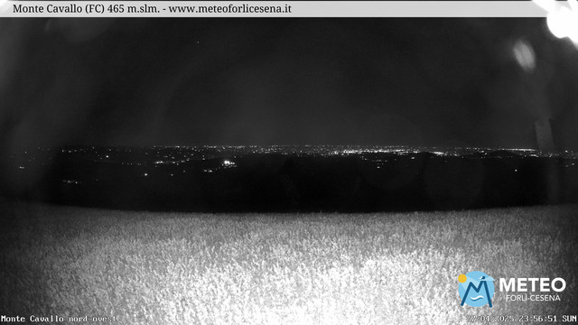 time-lapse frame, Monte Cavallo Nord webcam