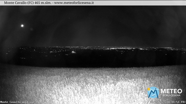 time-lapse frame, Monte Cavallo Nord webcam