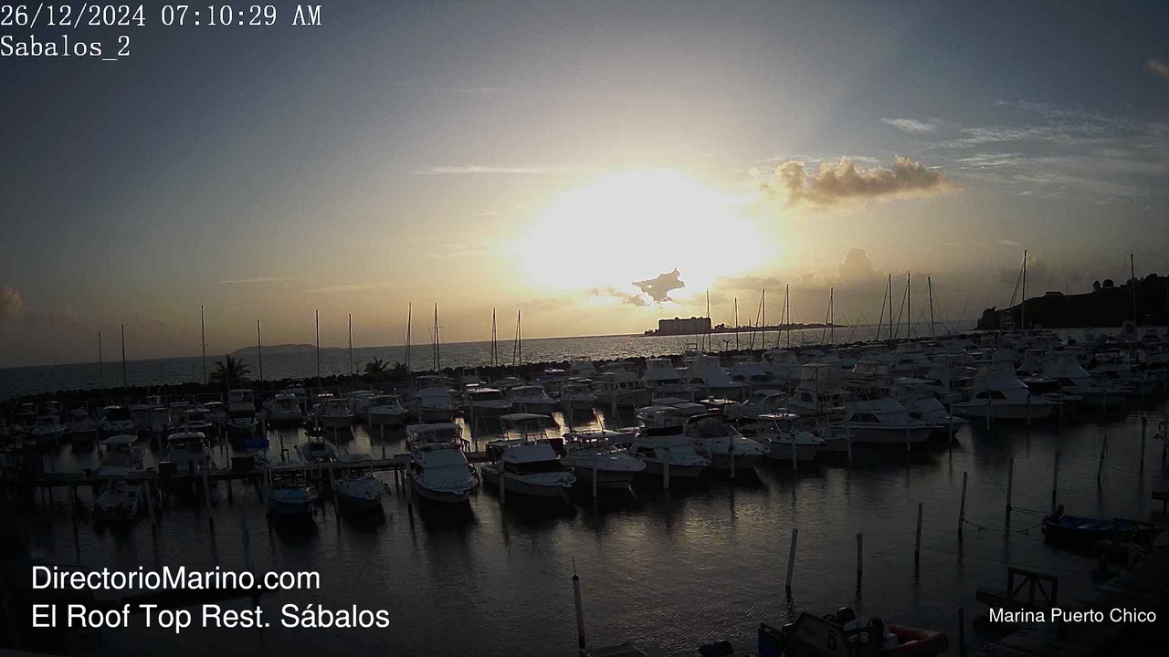 time-lapse frame, PuertoChico webcam