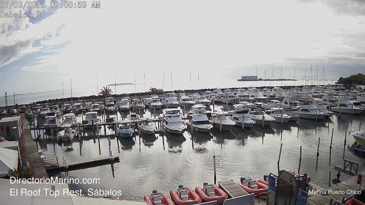 time-lapse frame, PuertoChico webcam