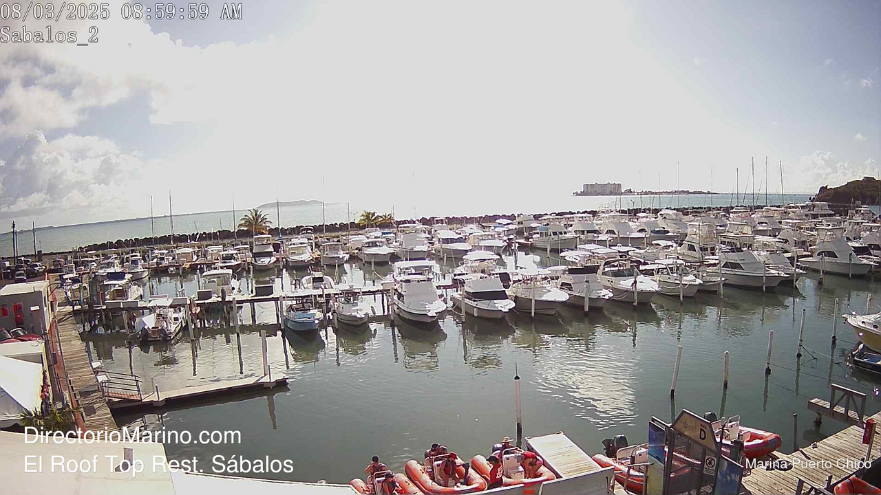 time-lapse frame, PuertoChico webcam