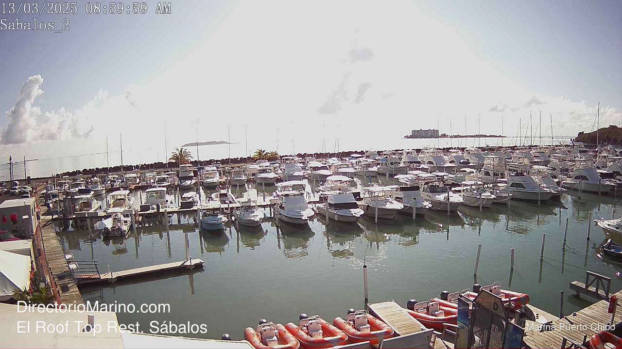 time-lapse frame, PuertoChico webcam