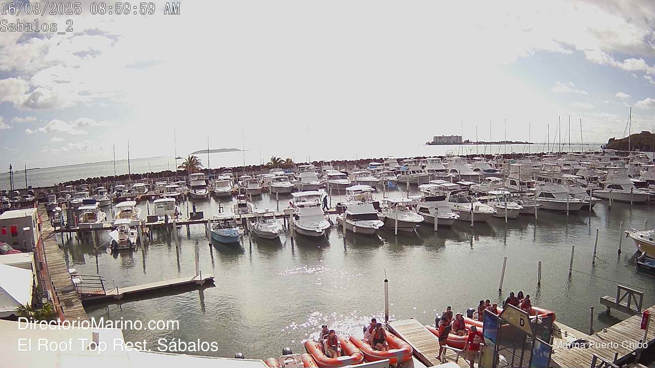 time-lapse frame, PuertoChico webcam