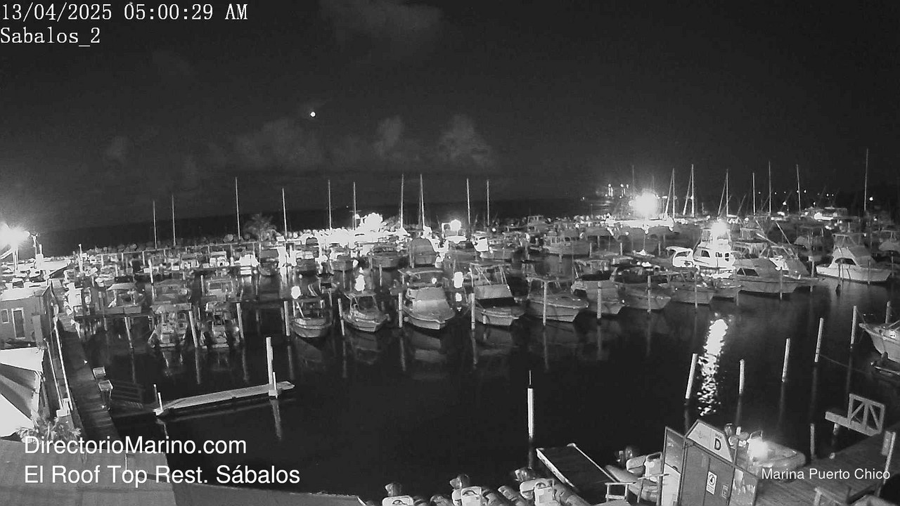 time-lapse frame, PuertoChico webcam