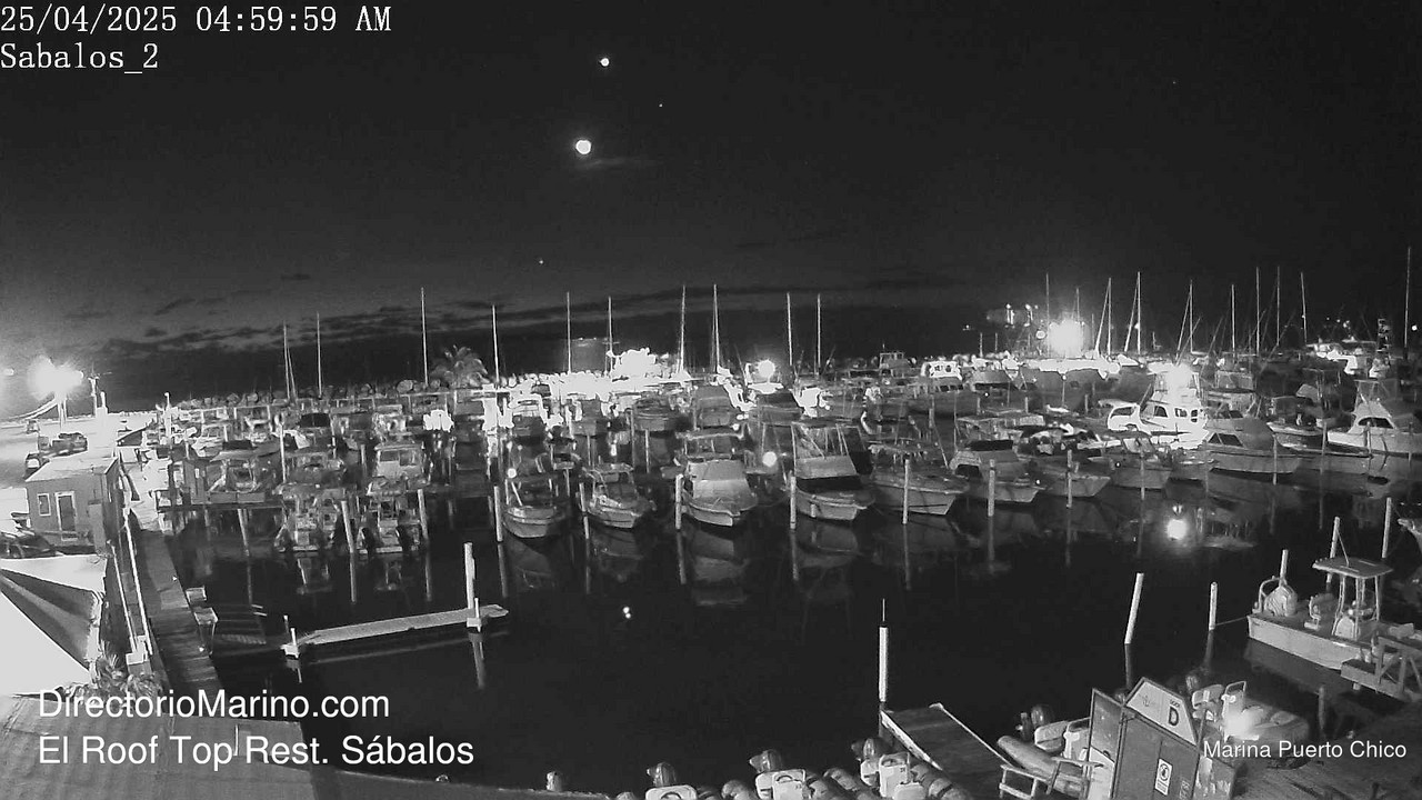 time-lapse frame, PuertoChico webcam