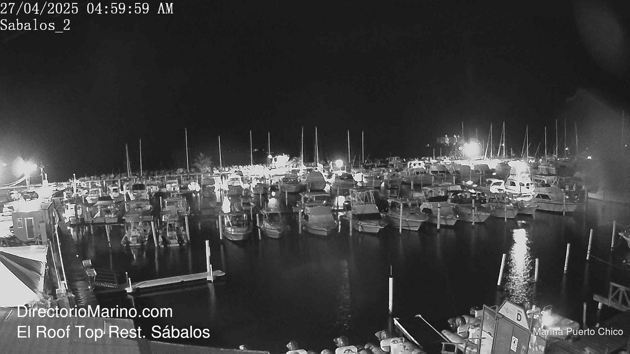 time-lapse frame, PuertoChico webcam