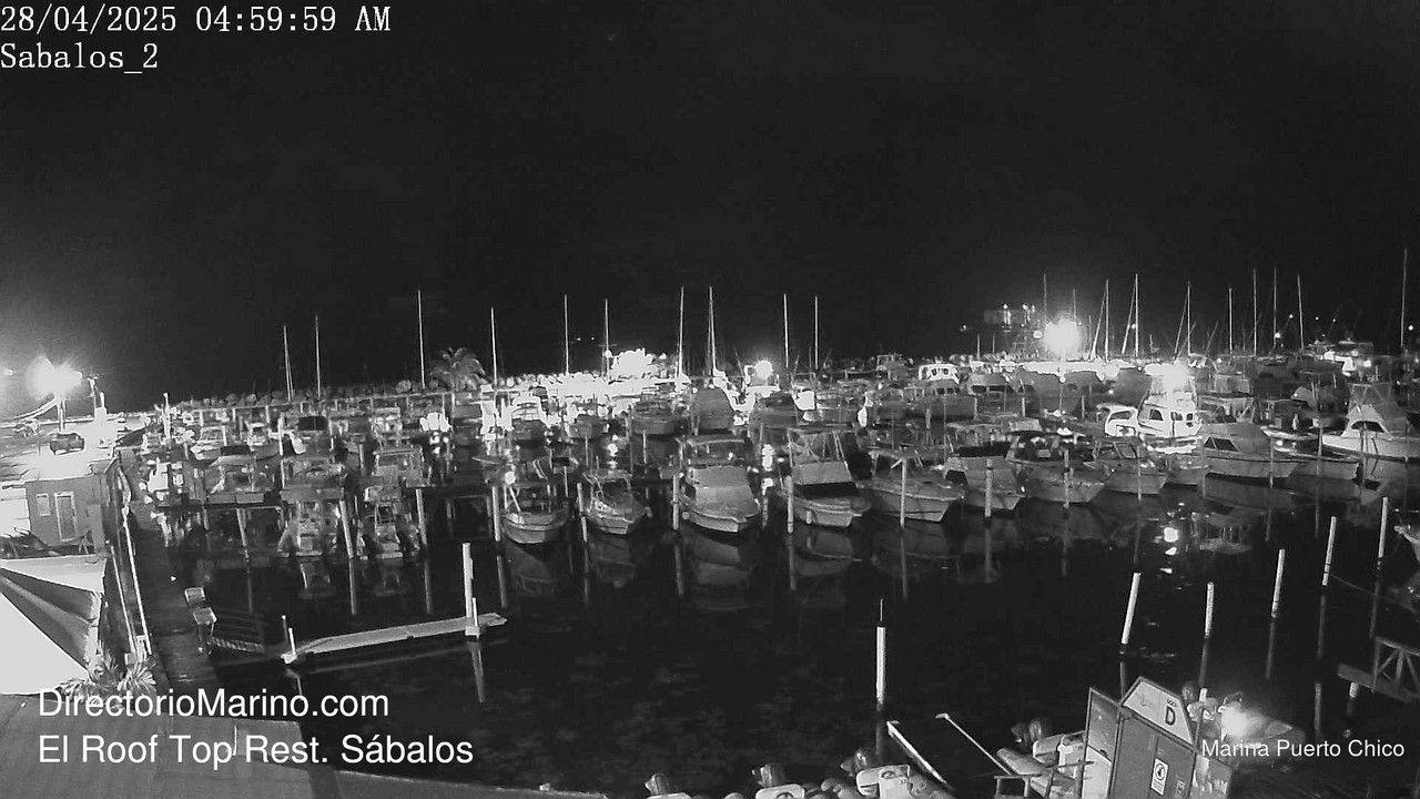 time-lapse frame, PuertoChico webcam