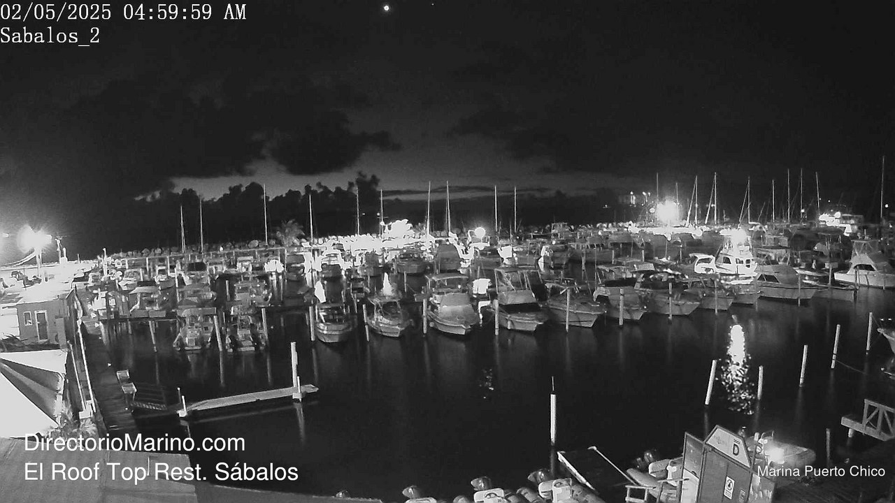 time-lapse frame, PuertoChico webcam
