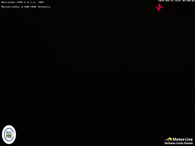 time-lapse frame, Mottarone webcam