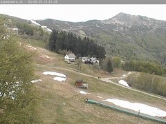 view from Alpe di Mera - Arrivo pista Baita e campo scuola on 2025-05-03