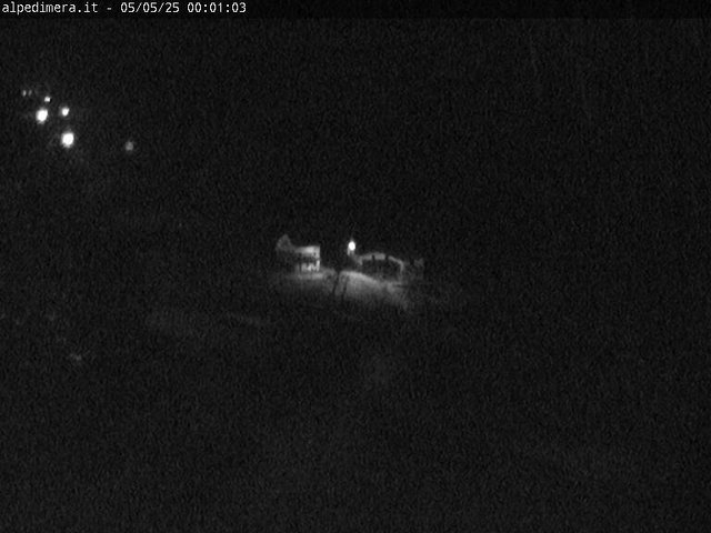 time-lapse frame, Alpe di Mera - Arrivo pista Baita e campo scuola webcam