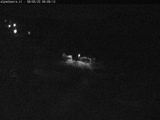 time-lapse frame, Alpe di Mera - Arrivo pista Baita e campo scuola webcam