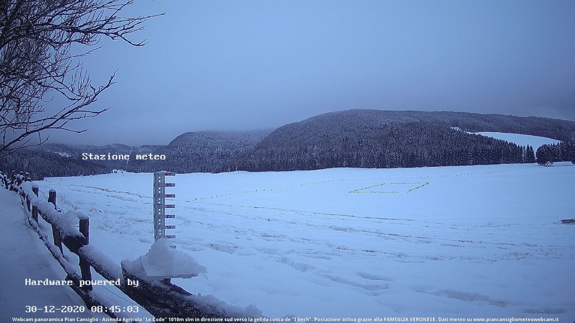 time-lapse frame, 30 dicembre 2020 webcam