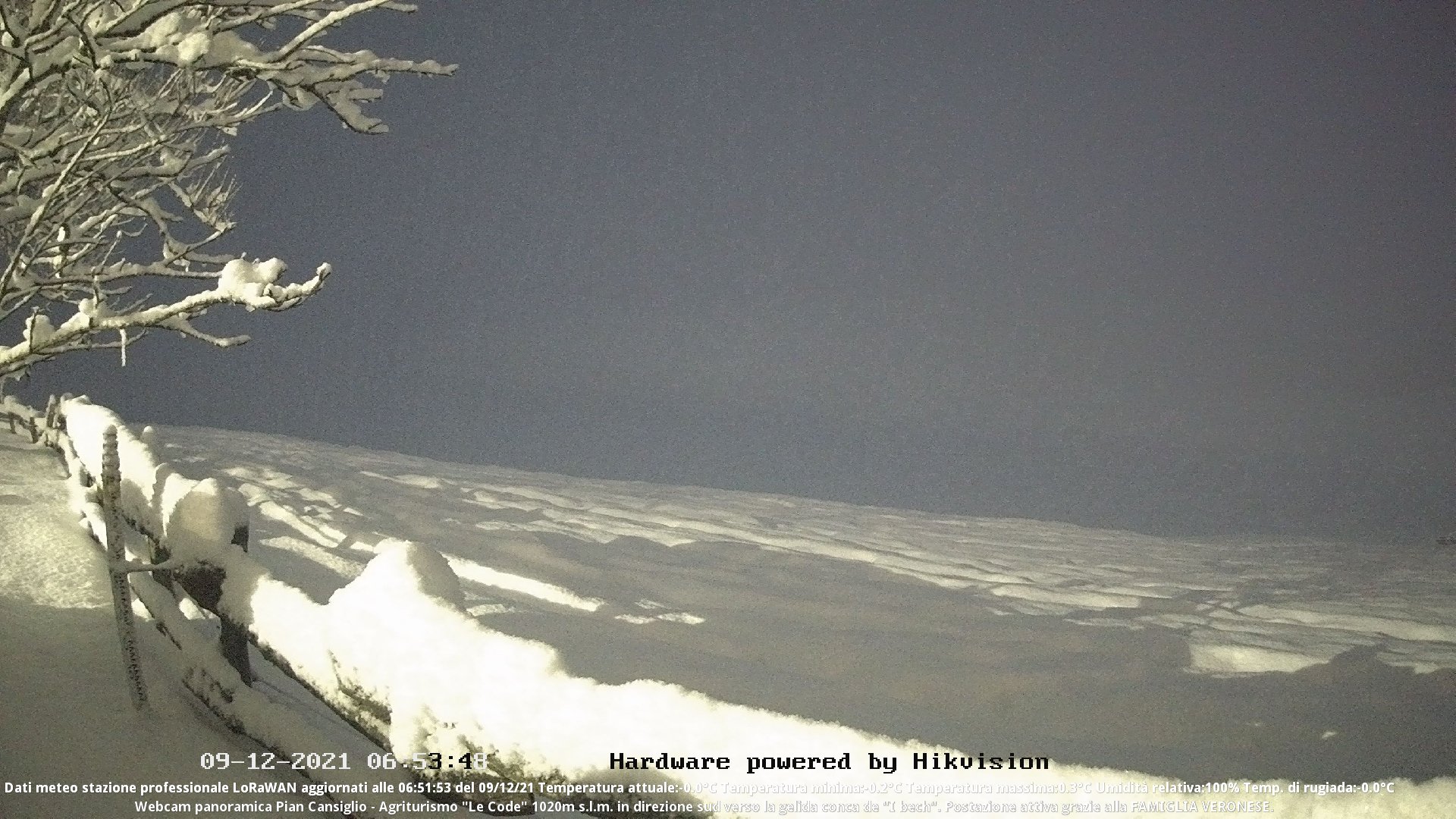 time-lapse frame, neve09.12.2021 webcam