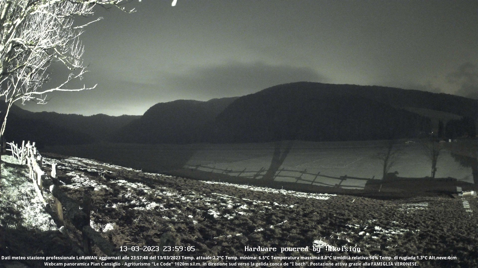 time-lapse frame, Webcam Cansiglio - verso la piana dei "Bech" webcam