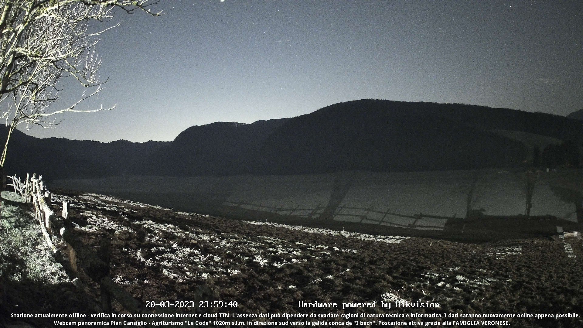 time-lapse frame, Webcam Cansiglio - verso la piana dei "Bech" webcam