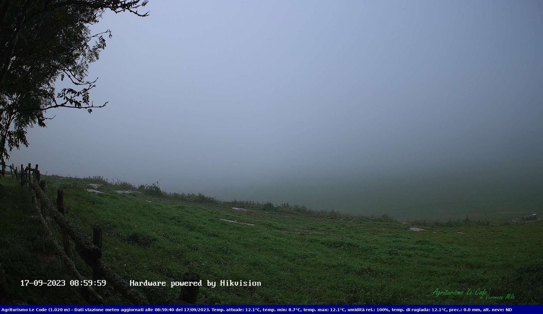 time-lapse frame, Webcam Cansiglio - verso la piana dei "Bech" webcam