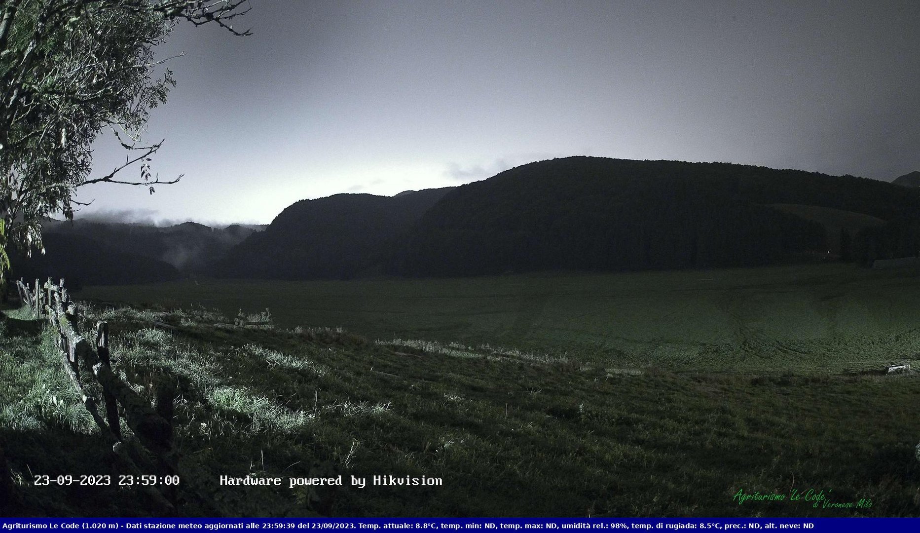 time-lapse frame, Webcam Cansiglio - verso la piana dei "Bech" webcam