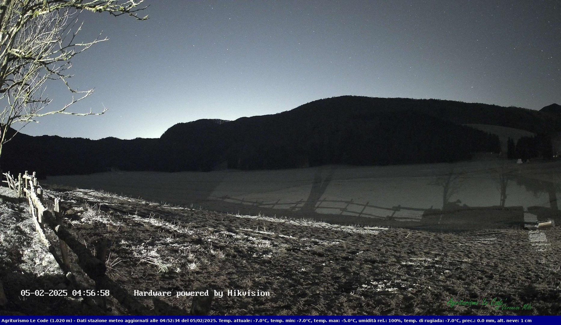 time-lapse frame, Webcam Cansiglio - verso la piana dei "Bech" webcam