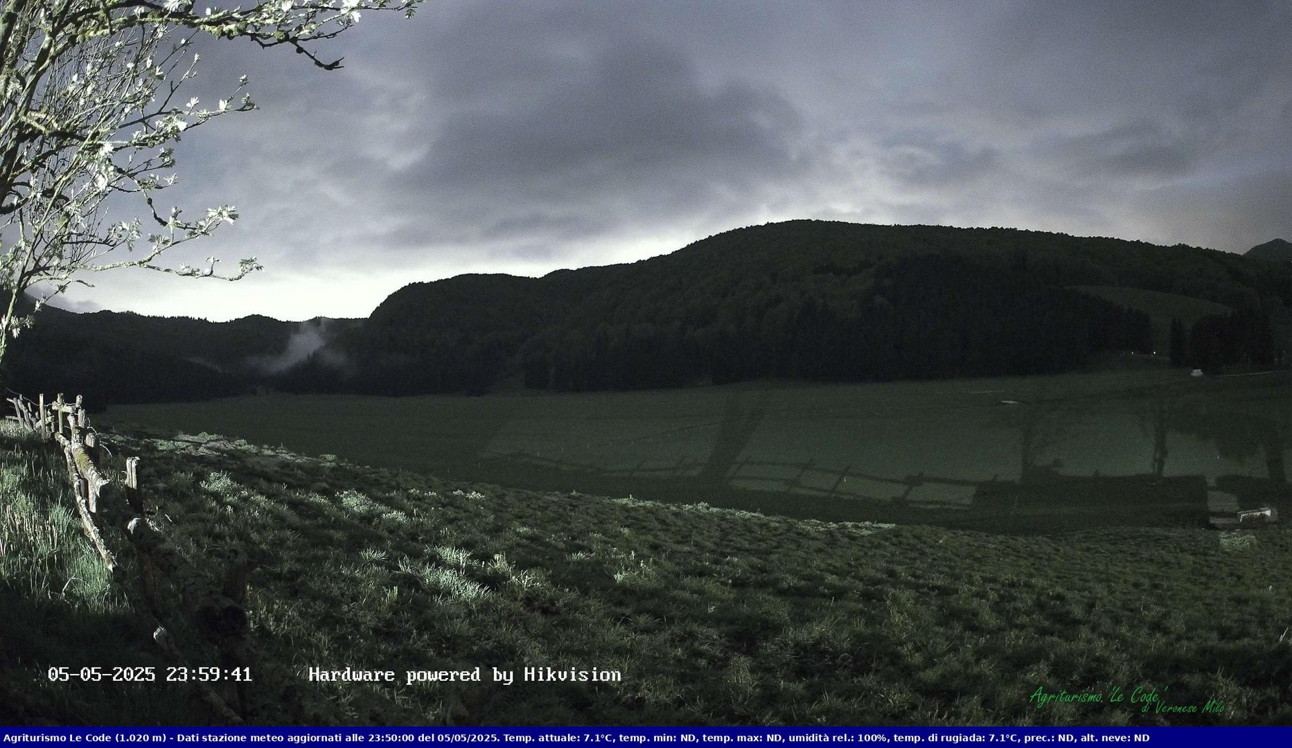 time-lapse frame, Webcam Cansiglio - verso la piana dei "Bech" webcam