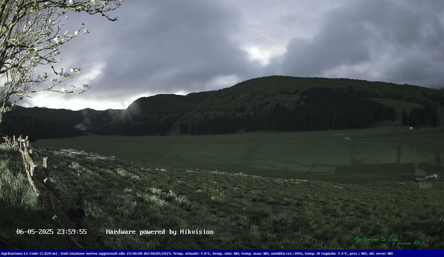 time-lapse frame, Webcam Cansiglio - verso la piana dei "Bech" webcam