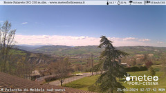view from Monte Palareto on 2024-03-25