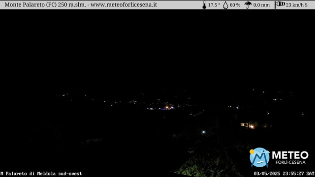 time-lapse frame, Monte Palareto webcam