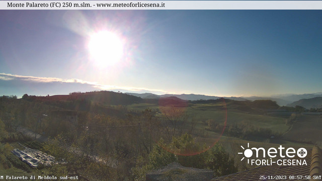 time-lapse frame, Monte Palareto SE webcam