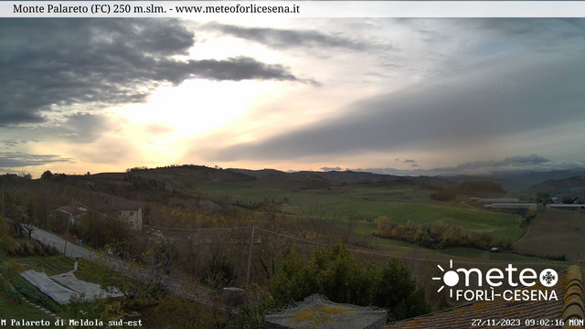 time-lapse frame, Monte Palareto SE webcam