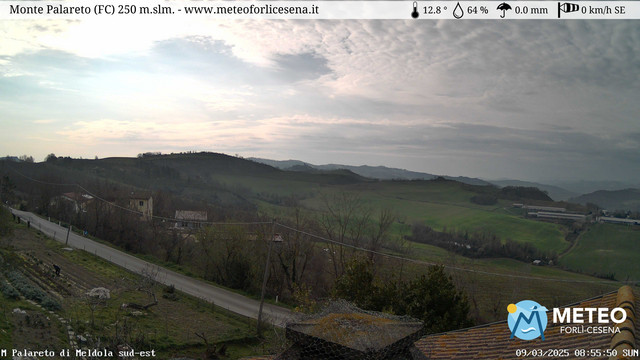 time-lapse frame, Monte Palareto SE webcam
