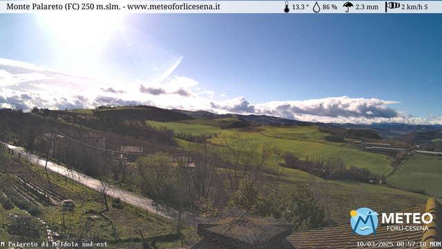 time-lapse frame, Monte Palareto SE webcam