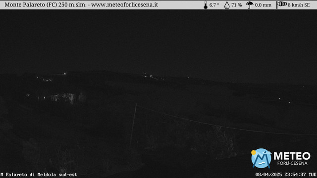 time-lapse frame, Monte Palareto SE webcam