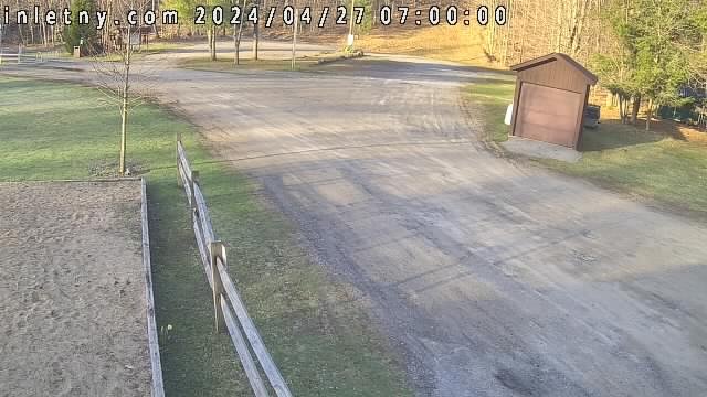 time-lapse frame, Inlet Fern Park Sledding webcam