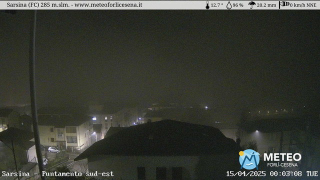 time-lapse frame, Sarsina webcam