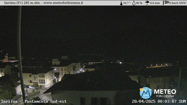 time-lapse frame, Sarsina webcam