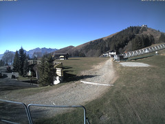 view from Bielmonte piste versante sud on 2024-11-15