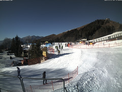 view from Bielmonte piste versante sud on 2024-12-21