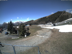 view from Bielmonte piste versante sud on 2025-04-25