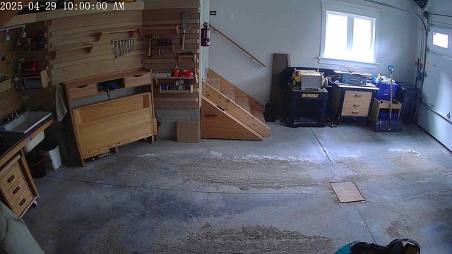 time-lapse frame, GarageCam webcam