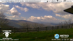 view from Passo del Muraglione on 2025-04-10
