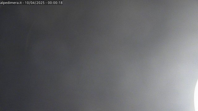 time-lapse frame, Alpe di Mera - Campetto Pro Loco webcam
