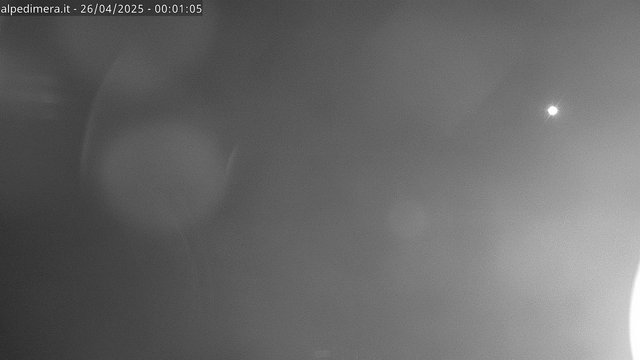 time-lapse frame, Alpe di Mera - Campetto Pro Loco webcam