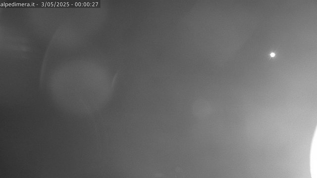 time-lapse frame, Alpe di Mera - Campetto Pro Loco webcam