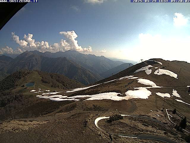 time-lapse frame, Bielmonte Monte Marca est webcam