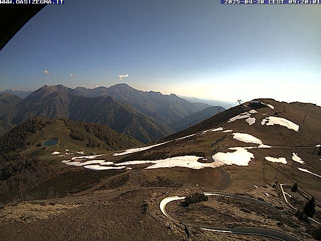time-lapse frame, Bielmonte Monte Marca est webcam