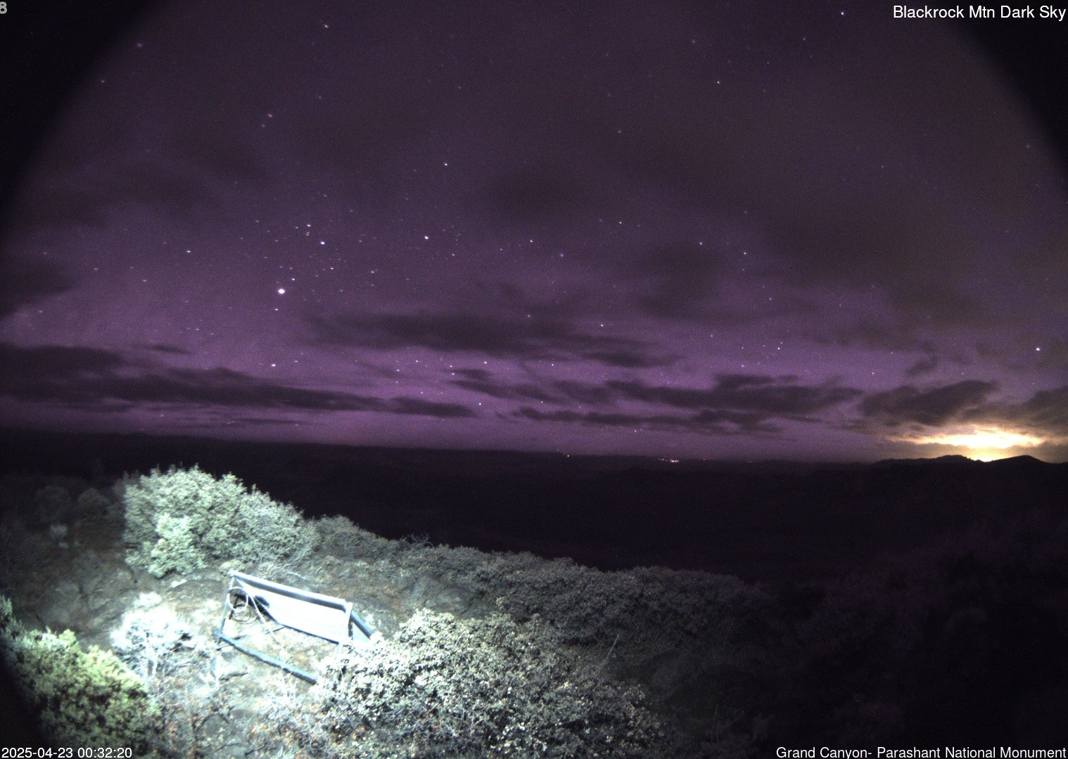 time-lapse frame, Blackrock - Dark Sky webcam