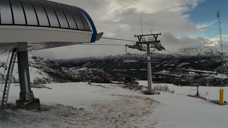 time-lapse frame, Fjellheisen webcam