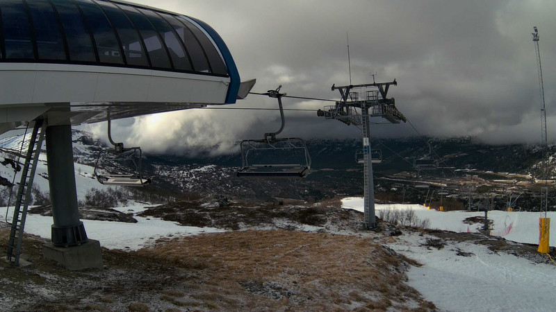 time-lapse frame, Fjellheisen webcam
