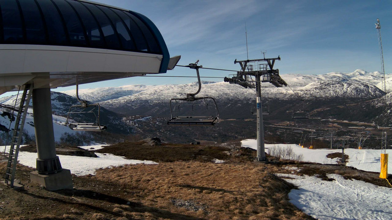 time-lapse frame, Fjellheisen webcam