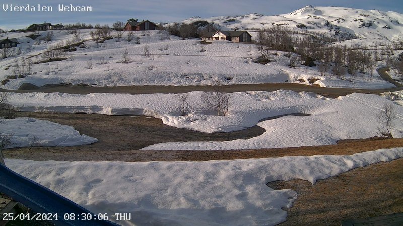 time-lapse frame, Vierdalen webcam